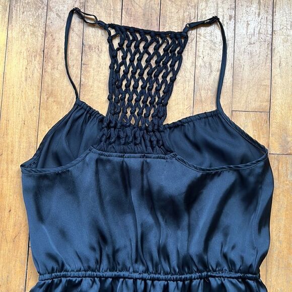 Black Sleeveless Mini Dress Size S - Picture 4 of 8